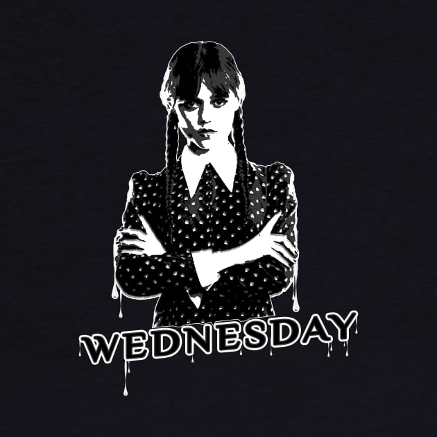 Wednesday Addams T Shirt by elmejikono